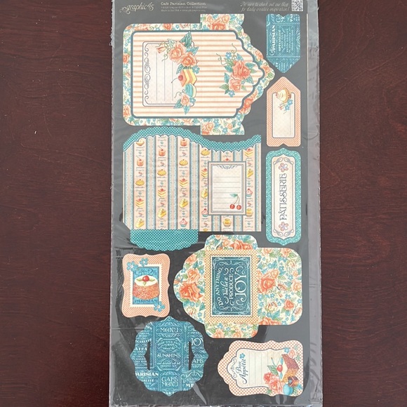 Graphic 45 Café Parisian Collection, bundle of 3 - Picture 9 of 9